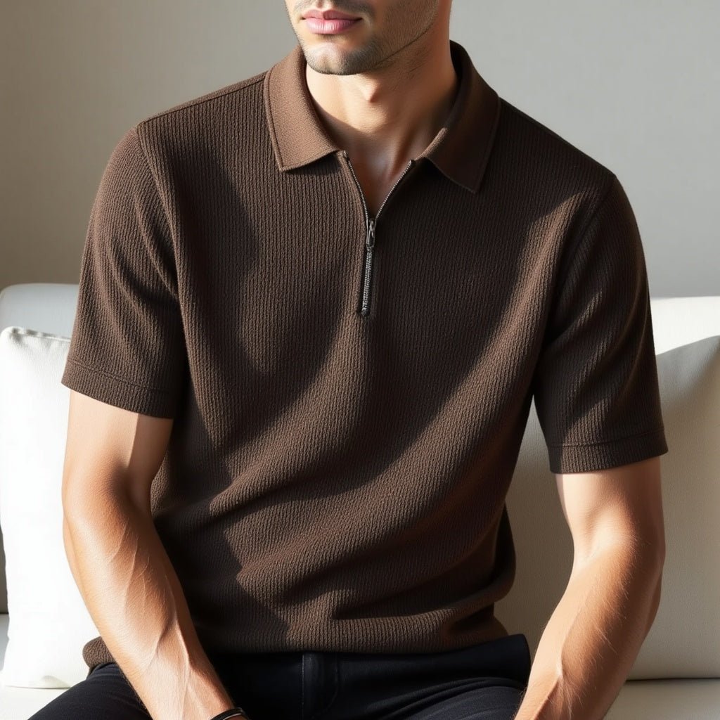 Luca Swiss Knit Polo