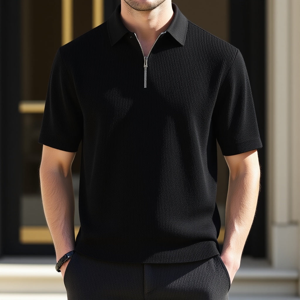 Luca Swiss Knit Polo