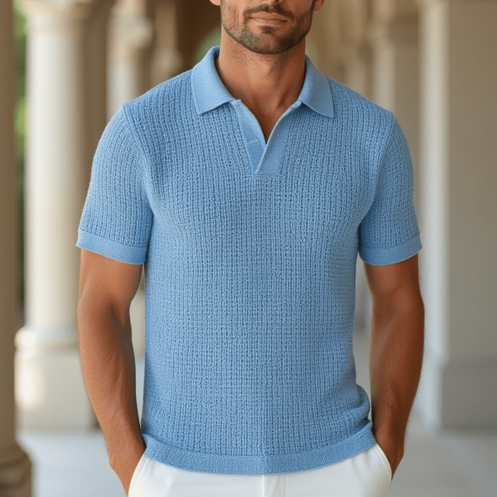 Aspen Basket Knit Polo Full Set