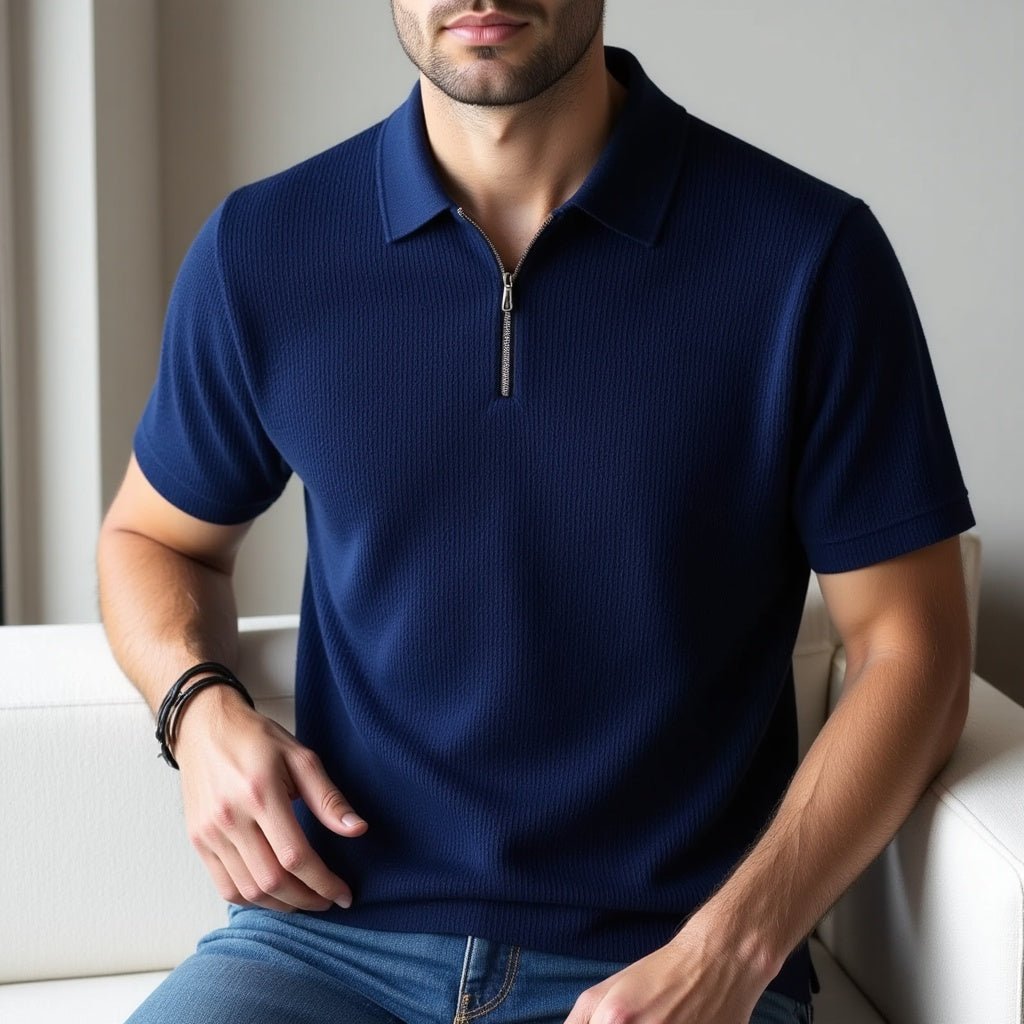 Luca Swiss Knit Polo