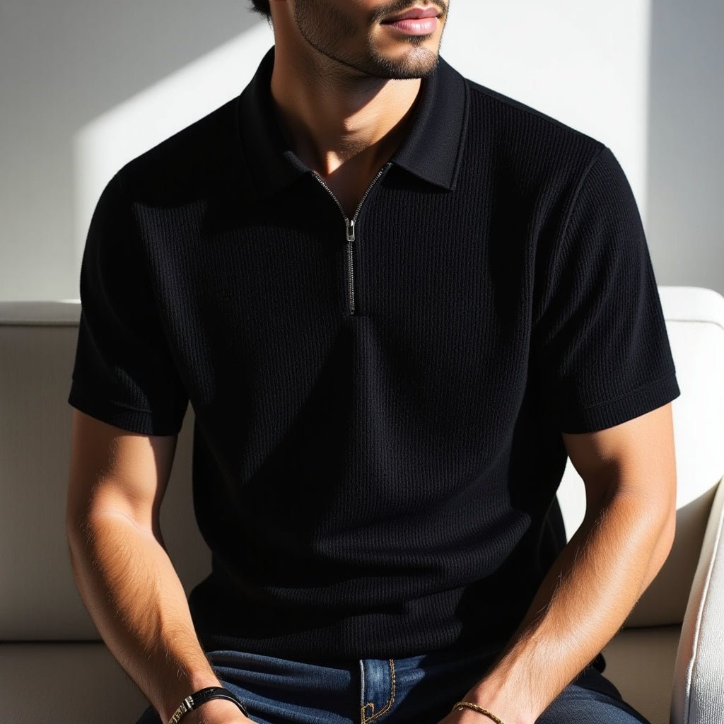 Luca Swiss Knit Polo
