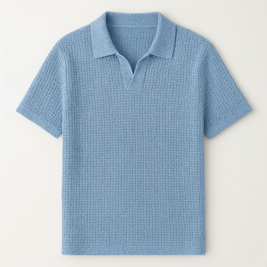 Aspen Basket Knit Polo