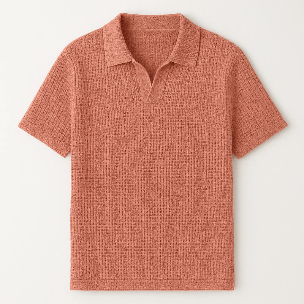 Aspen Basket Knit Polo